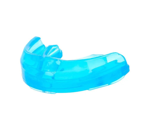 Капа боксерська під брекети Shock Doctor Single Braces до 11 років блакитна