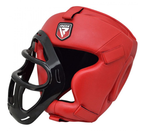 Шолом боксерський тренувальний RDX Guard M, червоний