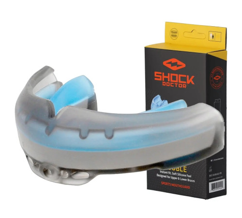 Капа боксерська під брекети Shock Doctor Ultra Braces від 12 років чорна