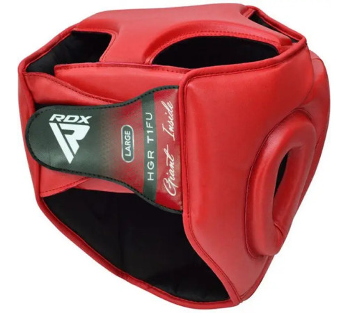 Шолом боксерський з капою RDX T1 Grill розмір L, червоний
