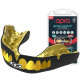 Капа боксерська доросла OPRO Instant TEETH від 11 років чорно-золотиста