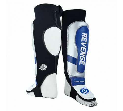 Захист гомілки REVENGE MMA-EV-29-2908 L, синьо-сірий