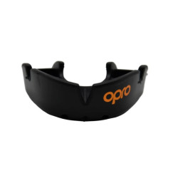 Капа боксерська доросла OPRO Bronze від 10 років чорна
