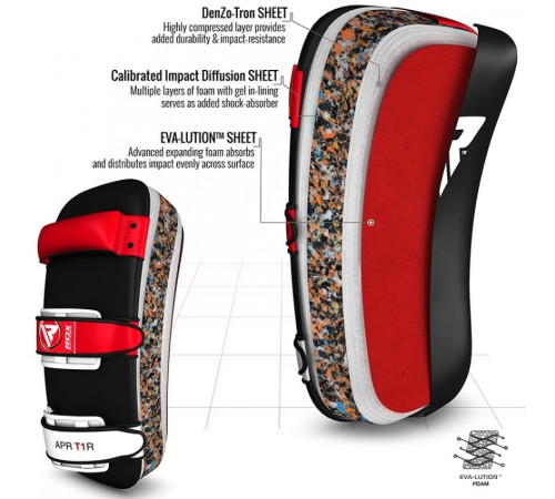 Пади для тайського боксу RDX, (2шт) різнокольорові