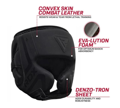 Шолом RDX HEAD GUARD T15 розмір L, чорний