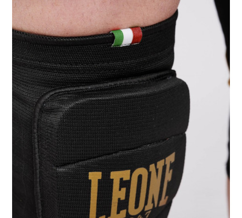 Наколінники Leone DNA L/XL, чорно-золотисті