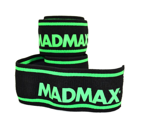 Бинти на коліна MadMax MFA-299 2 м, чорно-зелені