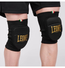 Наколінники Leone DNA S/M, чорно-золотисті