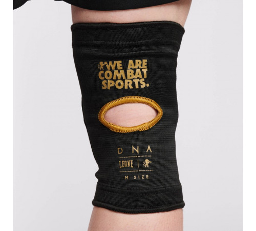 Наколінники Leone DNA S/M, чорно-золотисті