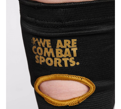 Наколінники Leone DNA S/M, чорно-золотисті