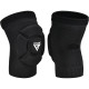 Наколінники спортивні RDX Hosiery Knee Foam K5 L, чорно-білі