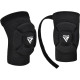 Наколінники спортивні RDX Hosiery Knee Foam K5 L, чорно-білі