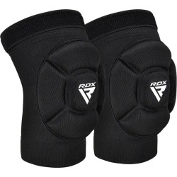 Наколінники спортивні RDX Hosiery Knee Foam K5 L, чорно-білі