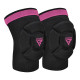 Наколінники спортивні RDX HOSIERY KNEE FOAM K5 M, чорно-рожеві