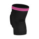 Наколінники спортивні RDX HOSIERY KNEE FOAM K5 M, чорно-рожеві