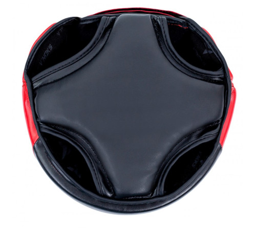 Шолом боксерський VNoks Lotta S/M, чорно-червоний
