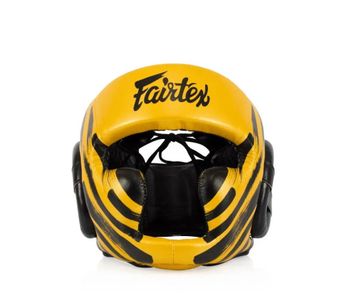 Шолом боксерський закритий Fairtex HG16 розмір M, жовтий