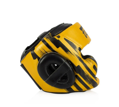 Шолом боксерський закритий Fairtex HG16 розмір M, жовтий