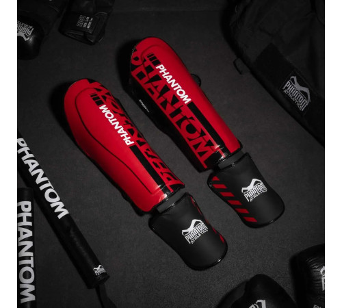 Захист гомілки та стопи Phantom APEX Striking L/XL, червоний