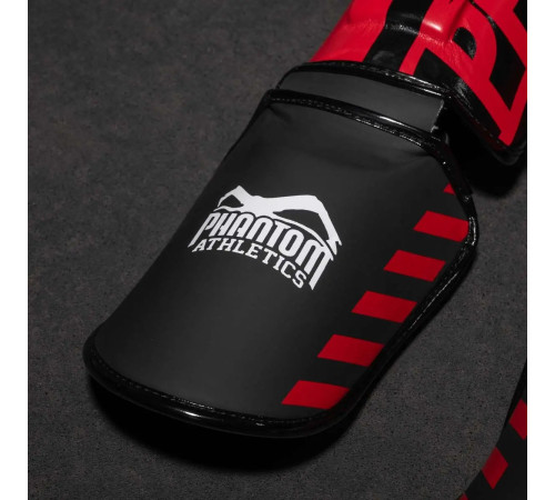 Захист гомілки та стопи Phantom APEX Striking S/M, червоний