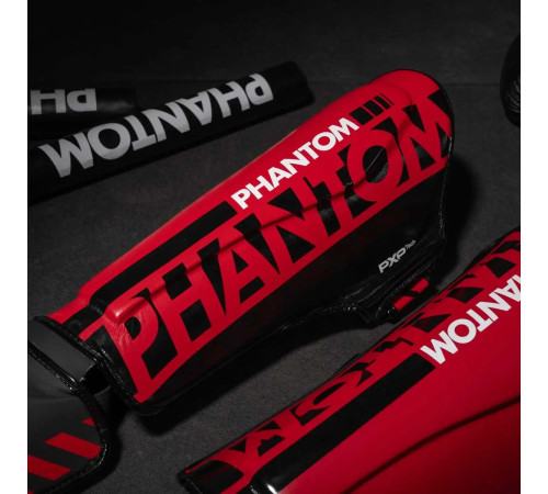 Захист гомілки та стопи Phantom APEX Striking S/M, червоний