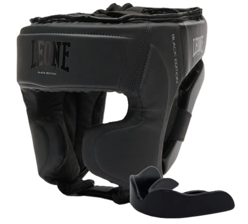 Шолом боксерський з капою Leone CS435 розмір M, чорний