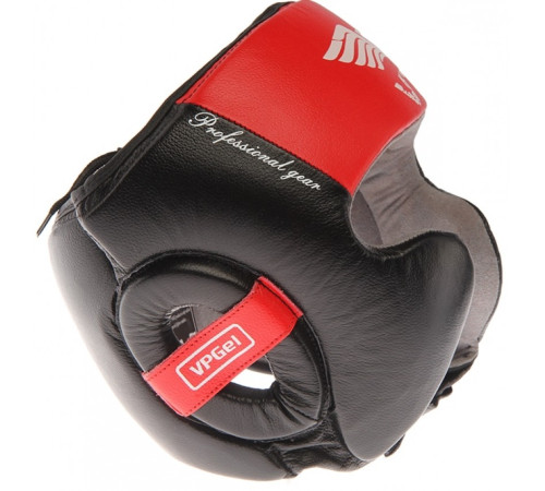 Шолом боксерський VNoks Potente XL, чорно-червоний