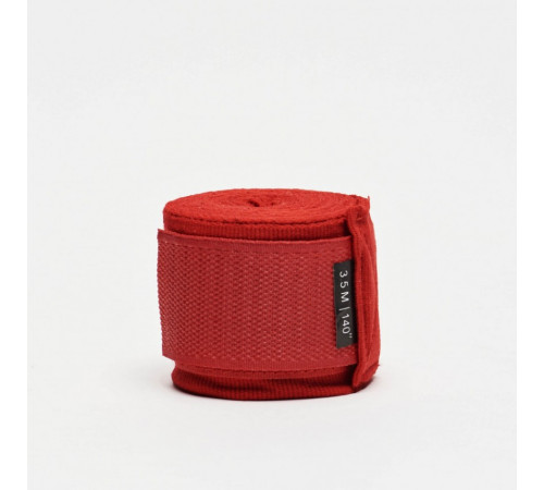 Бинти для боксу Leone 3,5 м, червоні