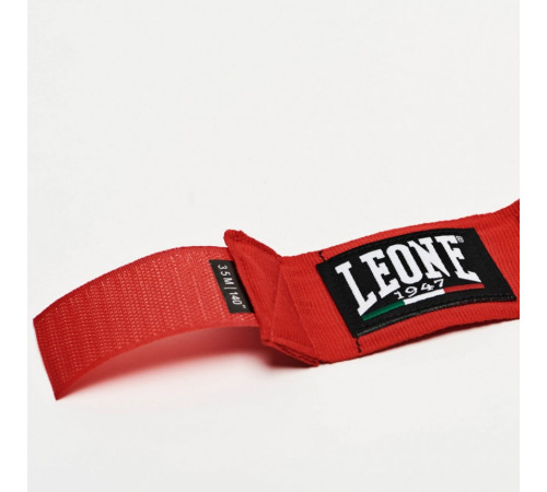 Бинти для боксу Leone 3,5 м, червоні