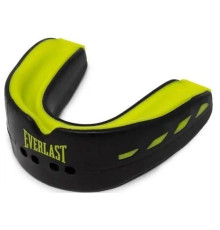 Капа боксерська доросла Everlast EVERSHIELD DOUBLE MOUTH GUARD, чорно-зелена