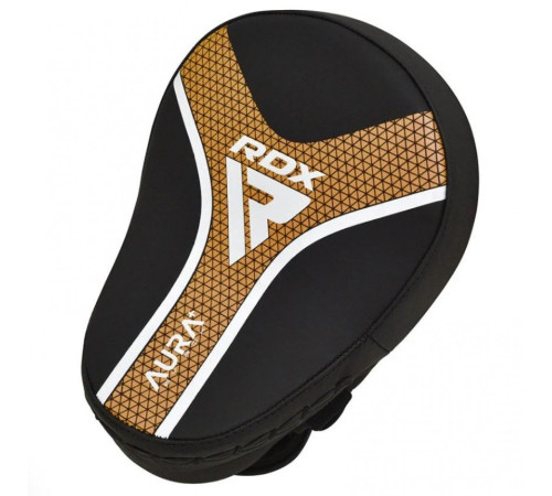 Лапи боксерські RDX T17 Aura, чорно-золотисті