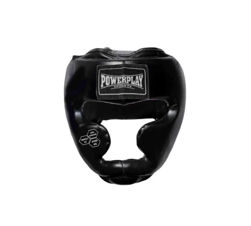 Шолом боксерський закритий PowerPlay 3043 розмір S, чорний