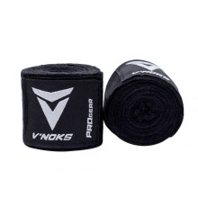 Бинти для боксу VNoks 4,5 м, чорні