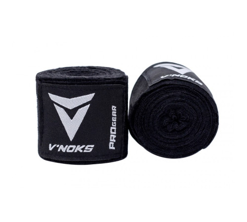 Бинти для боксу VNoks 4,5 м, чорні