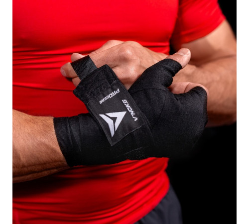 Бинти для боксу VNoks 4,5 м, чорні