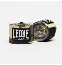 Бинти для боксу Leone AB705 3,5 м, зелений камуфляж