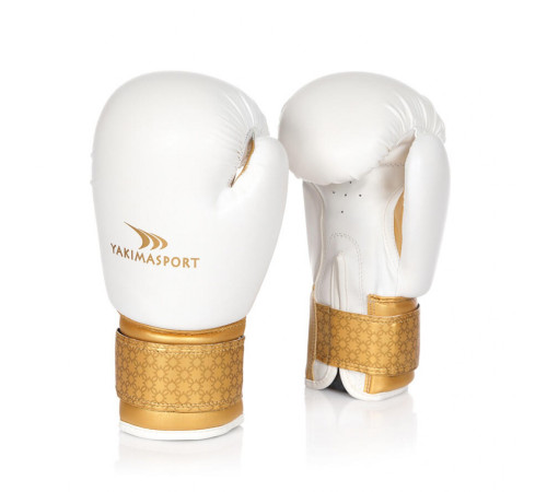 Боксерські рукавички Yakimasport BELLONA білий/золотий Боксерські рукавички Yakimasport BELLONA білий/золотий