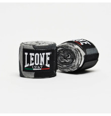 Бинти для боксу Leone AB705 3,5 м, сірий камуфляж