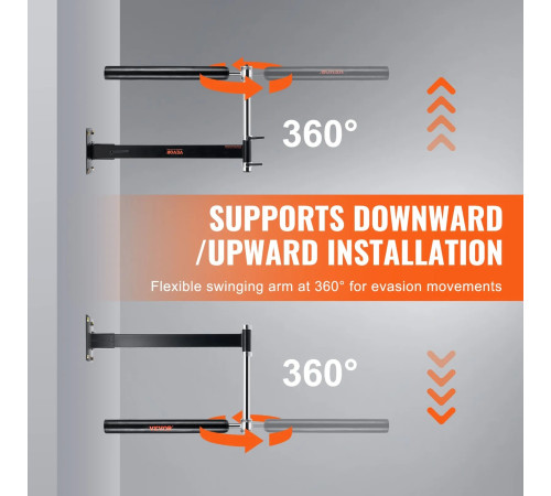 Боксерський гриф настінний VEVOR, чорний