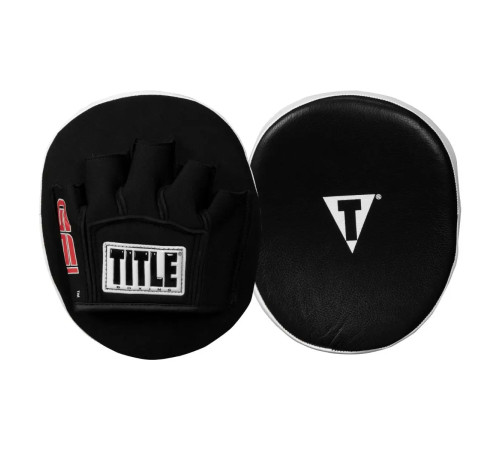 Лапи боксерські TITLE Boxing Gel Tech 2.0 чорні