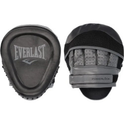 Лапи боксерські Everlast POWERLOCK R FOCUS MITT, чорний 