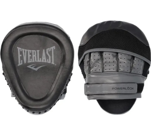Лапи боксерські Everlast POWERLOCK R FOCUS MITT, чорний