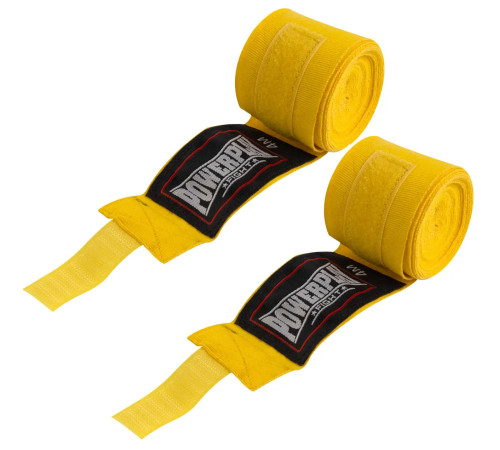 Бинти для боксу PowerPlay 3046 NYLON 3 м, жовті