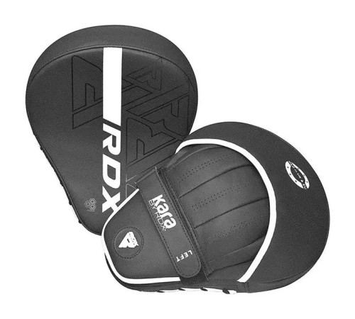 Лапи боксерські RDX F6 KARA Matte чорно-білі