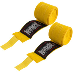 Бинти для боксу PowerPlay 3046 NYLON 4 м, жовті  