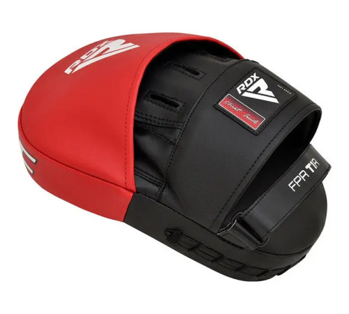 Лапи боксерські RDX T1 Curved червоно-чорні