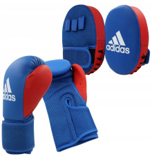 ADIDAS Дитячий боксерський набір : рукавички 8 унцій , щити тренерські лапи XS