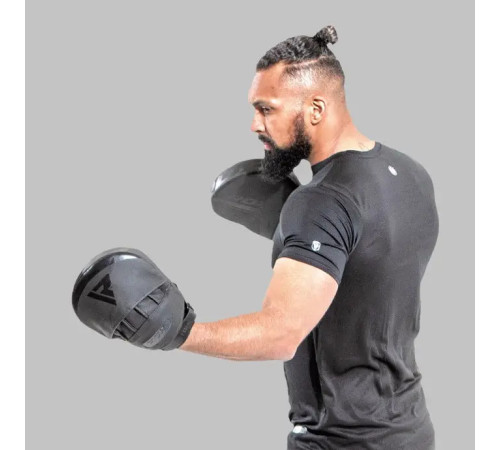 Лапи боксерські RDX T15 Noir Matte чорні