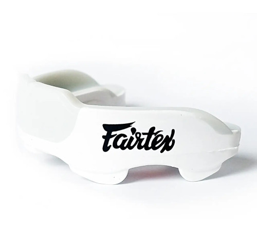 Капа боксерська доросла Fairtex MG3 від 11 років біла