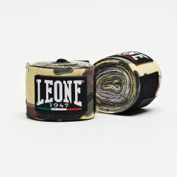 Бинти для боксу Leone AB705 4,5 м, зелений камуфляж